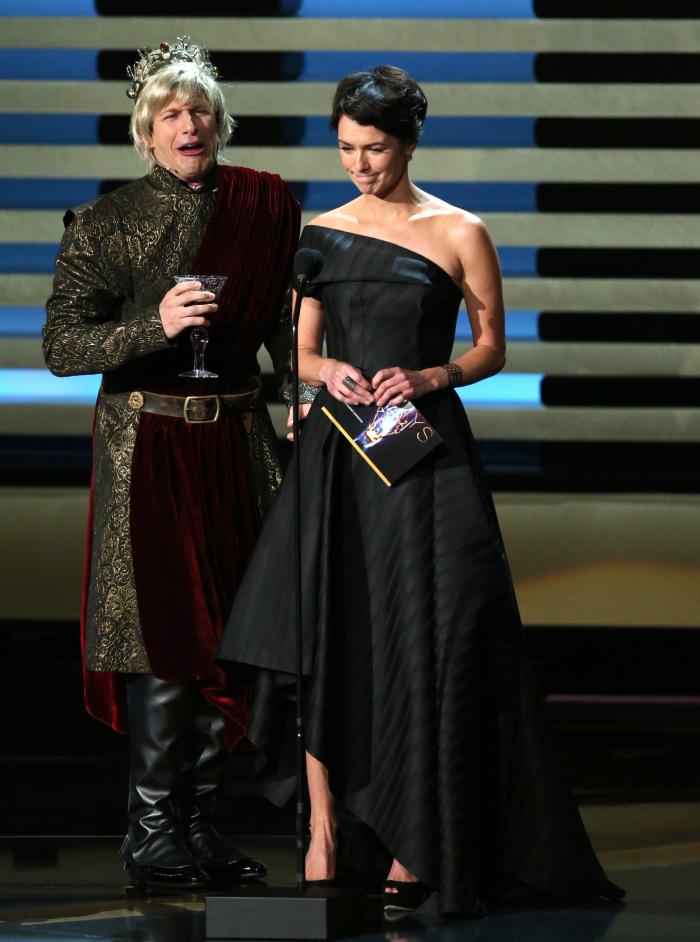 Lena Headey and Andy Samberg Lena Headey and Andy Samberg